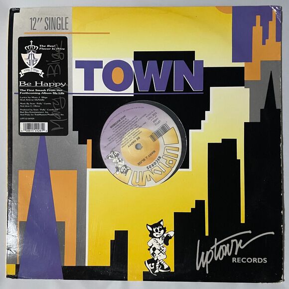 Mary J. Blige Be Happy 1994 Vinyl Record Maxi-Single Uptown Records GOOD CONDIT - Picture 1 of 4